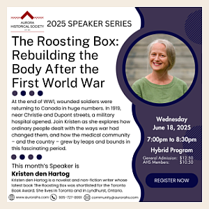 The Roosting Box: Rebuilding the Body After the First World War